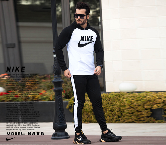 ست سویشرت و شلوار مردانه NIKE مدلBava (سفید)