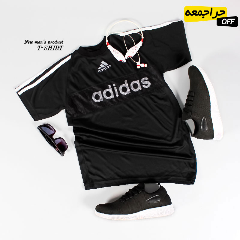 تیشرت مردانه مدل adidas Black