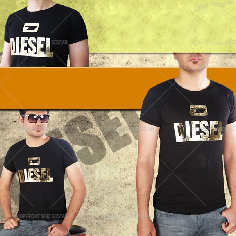 تیشرت مردانه DIESEL مدل GOLD