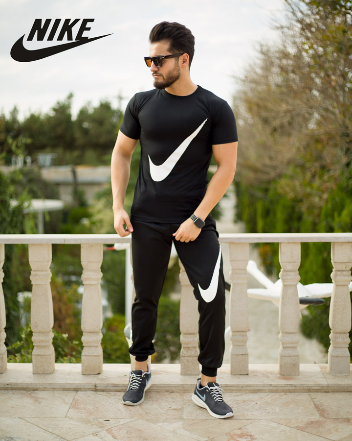 ست تیشرت و شلوار مردانه nikeمدل calin