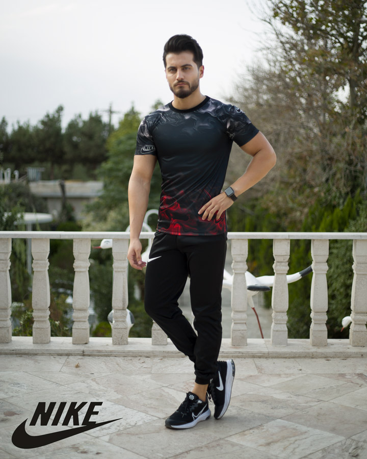 ست تیشرت و شلوار مردانه nike مدل ALVIN