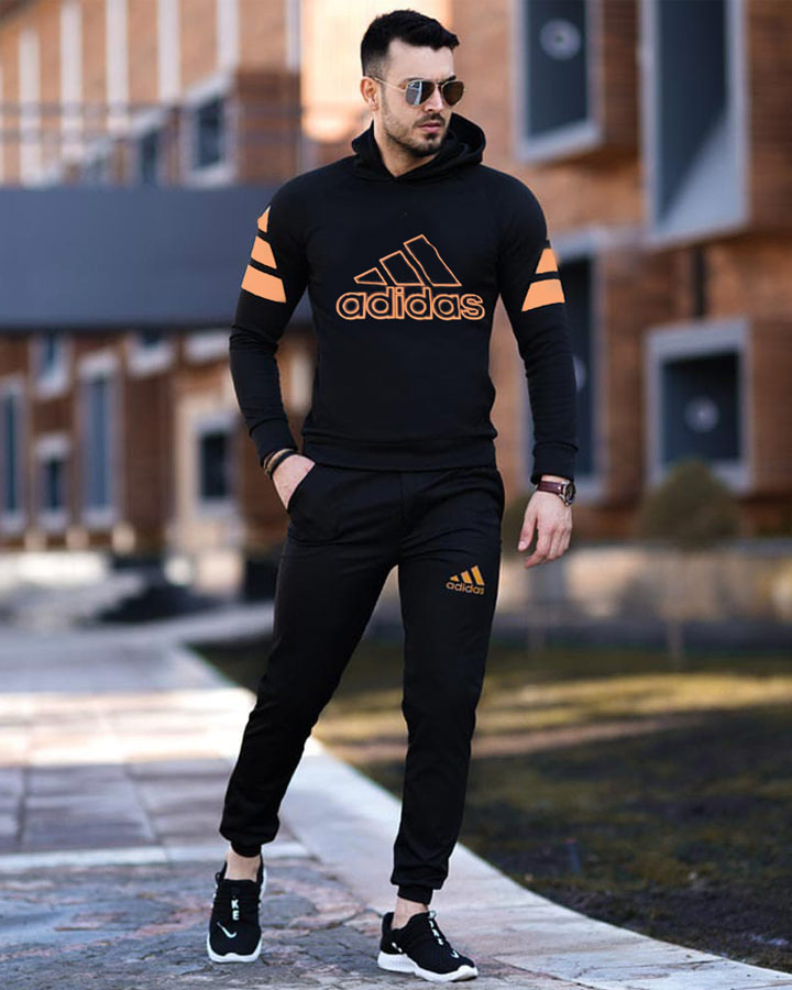 ست سویشرت وشلوار adidas مدل Fabregas (طلایی)