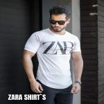 تیشرت مردانه مدل ZARA (سفید)