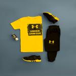 ست تیشرت و شلوار مردانه UNDER ARMOUR (زرد)