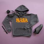 هودی مردانه Nasa مدل Jack (طوسی)